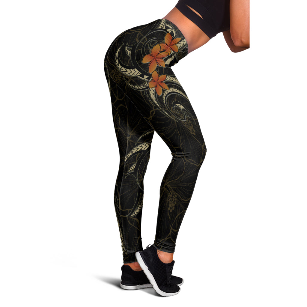 Hawaii Legging Hibiscus Plumeria