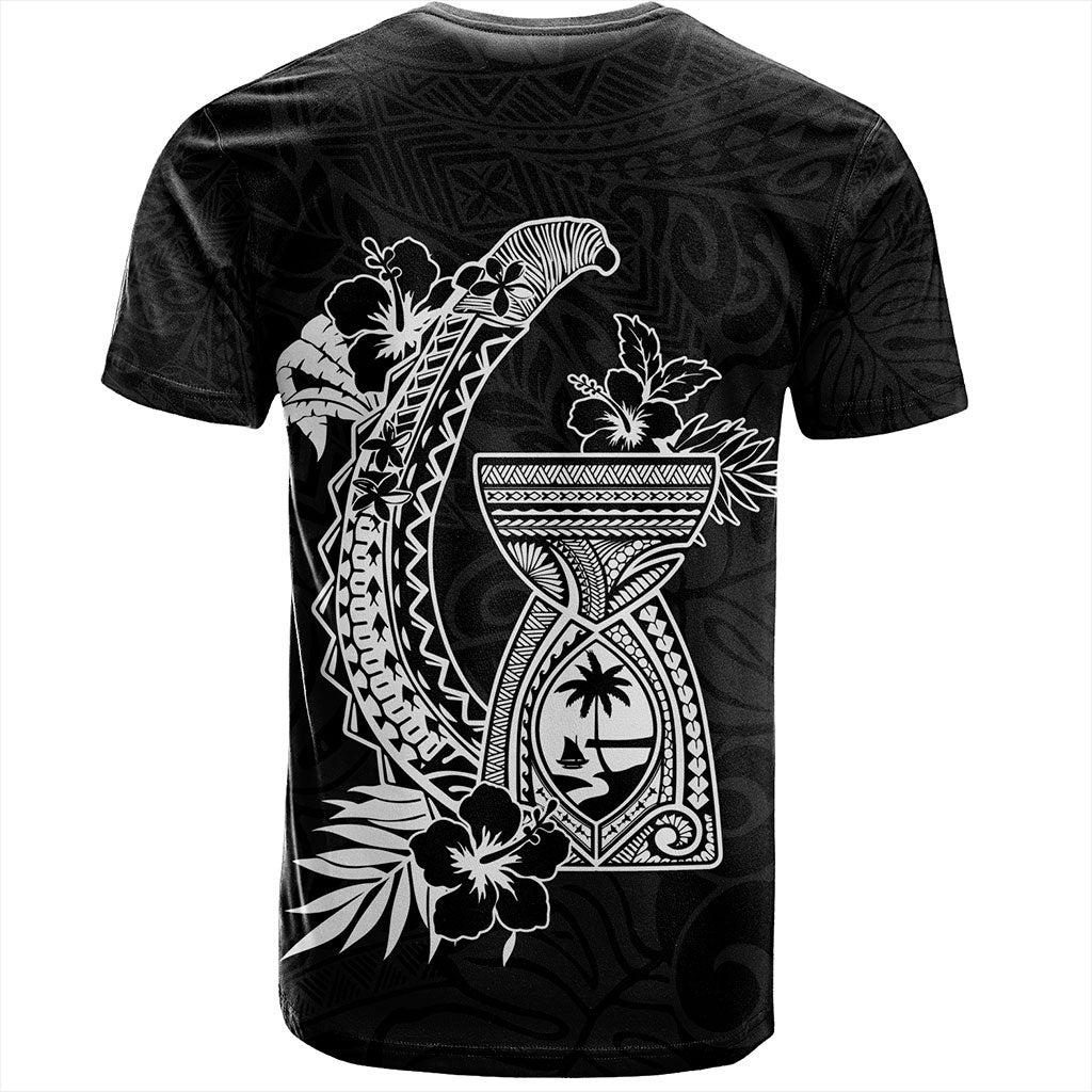 Guam T-Shirt Hook With Latte Stone Hibiscus Tropical