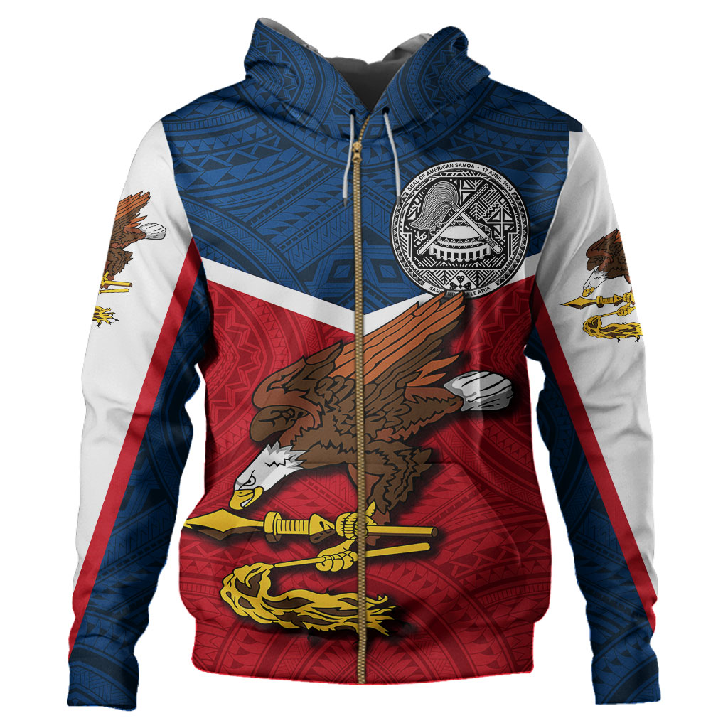 American Samoa Hoodie Samoa Tribal Flag Sport Style