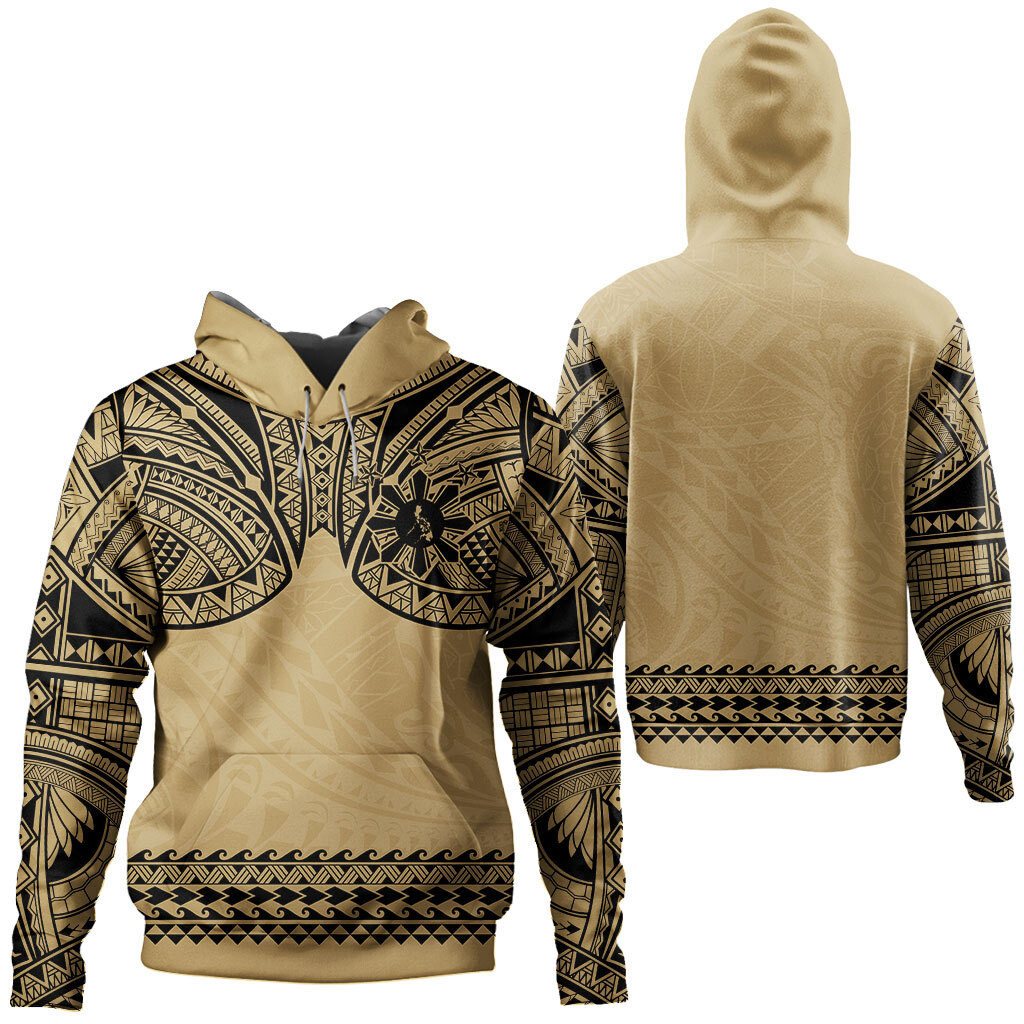 Philippines Filipinos Hoodie Polynesian Tribal Filipinos Tattoo Sun Star Ver.1