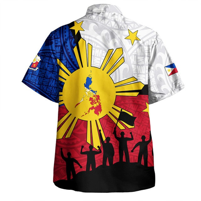 Philippines Filipinos Hawaiian Shirt Independence Day Polynesian Style