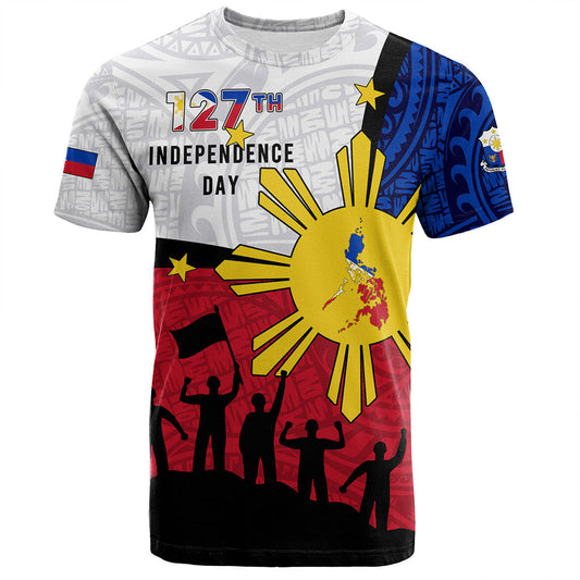 Philippines Filipinos T-Shirt Independence Day Polynesian Style