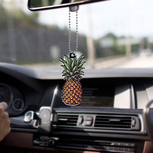 Hawaii Car Hanging Ornament Juicy Pineapple