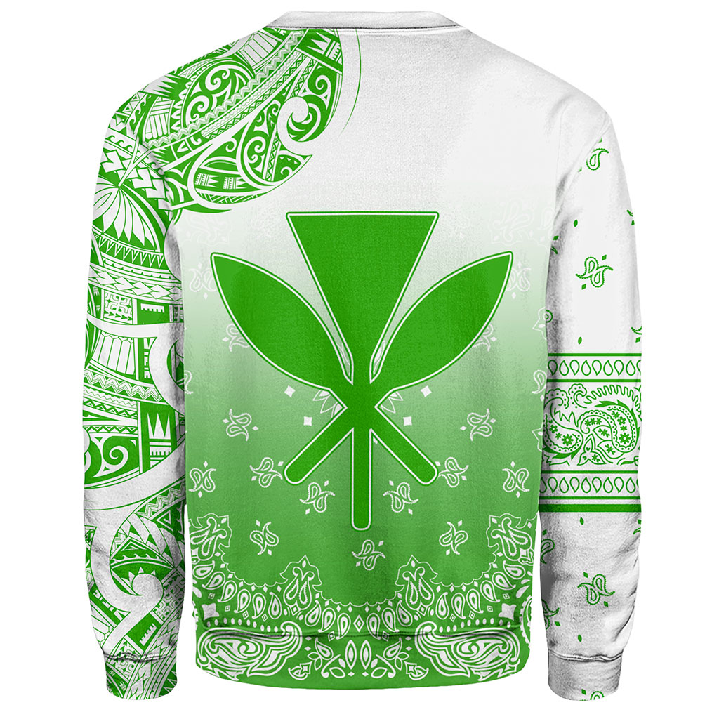 Hawaii Sweatshirt Custom Kanaka Paisley Style