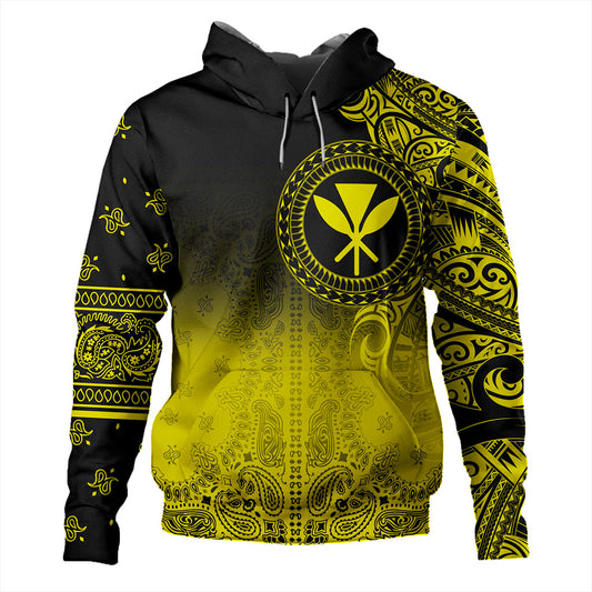 Hawaii Hoodie Custom Kanaka Paisley Style