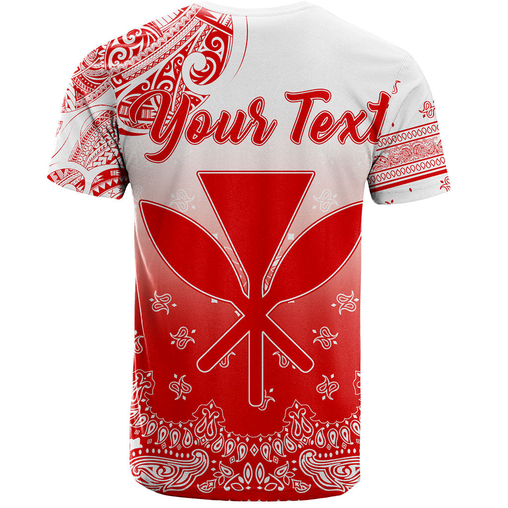 Hawaii T-Shirt Custom Kanaka Paisley Style