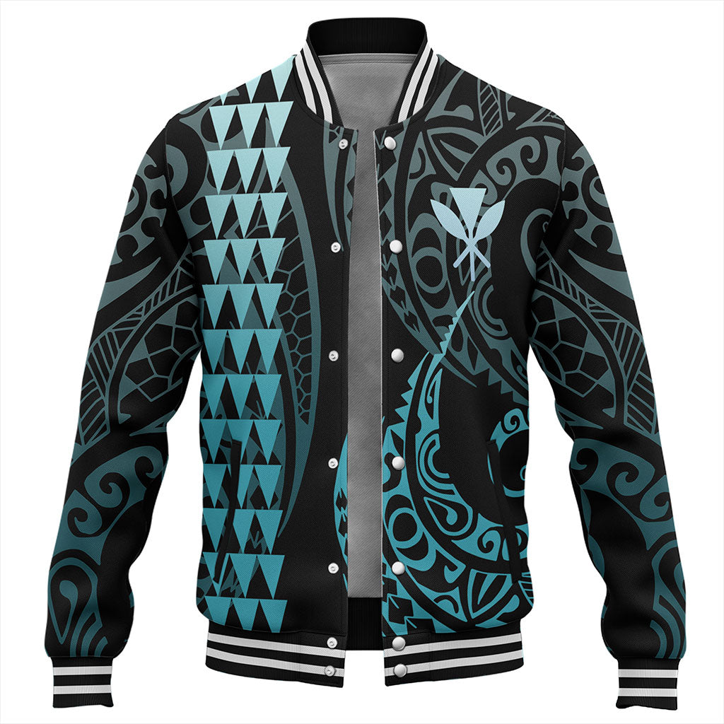 Hawaii Baseball Jacket Kanaka Kakau Style Ver.1