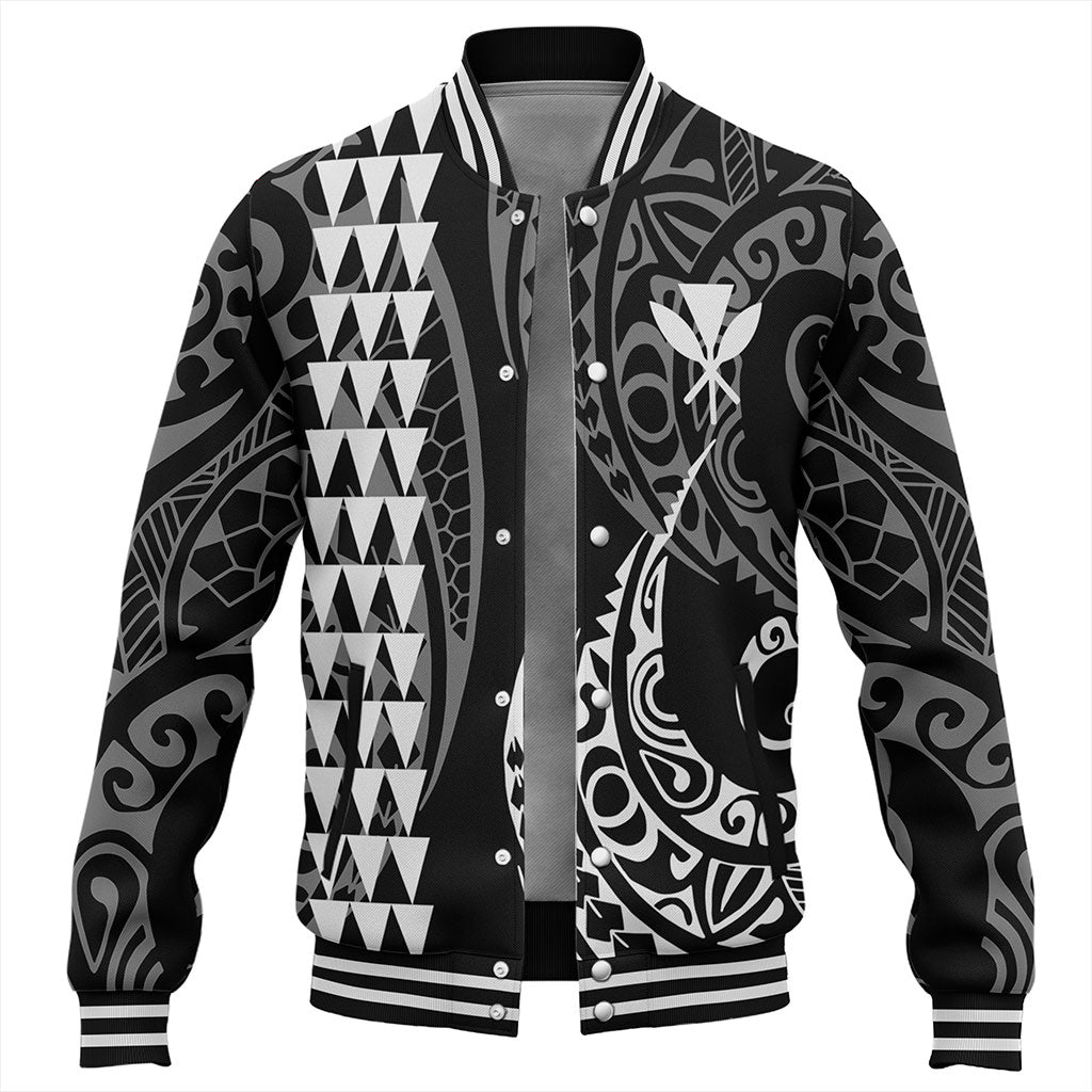 Hawaii Baseball Jacket Kanaka Kakau Style Ver.1