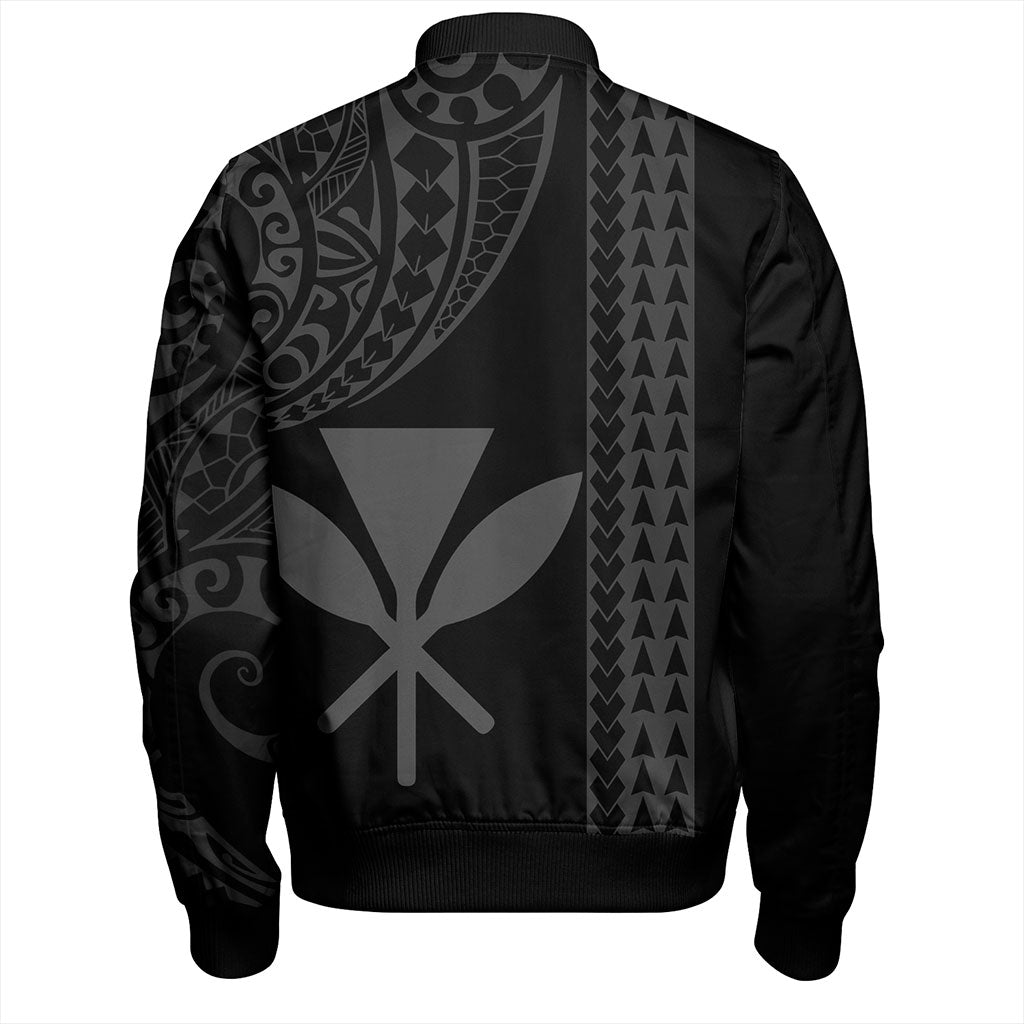 Hawaii Bomber Jacket Kanaka Maoli Polynesian Tribal Simple Style