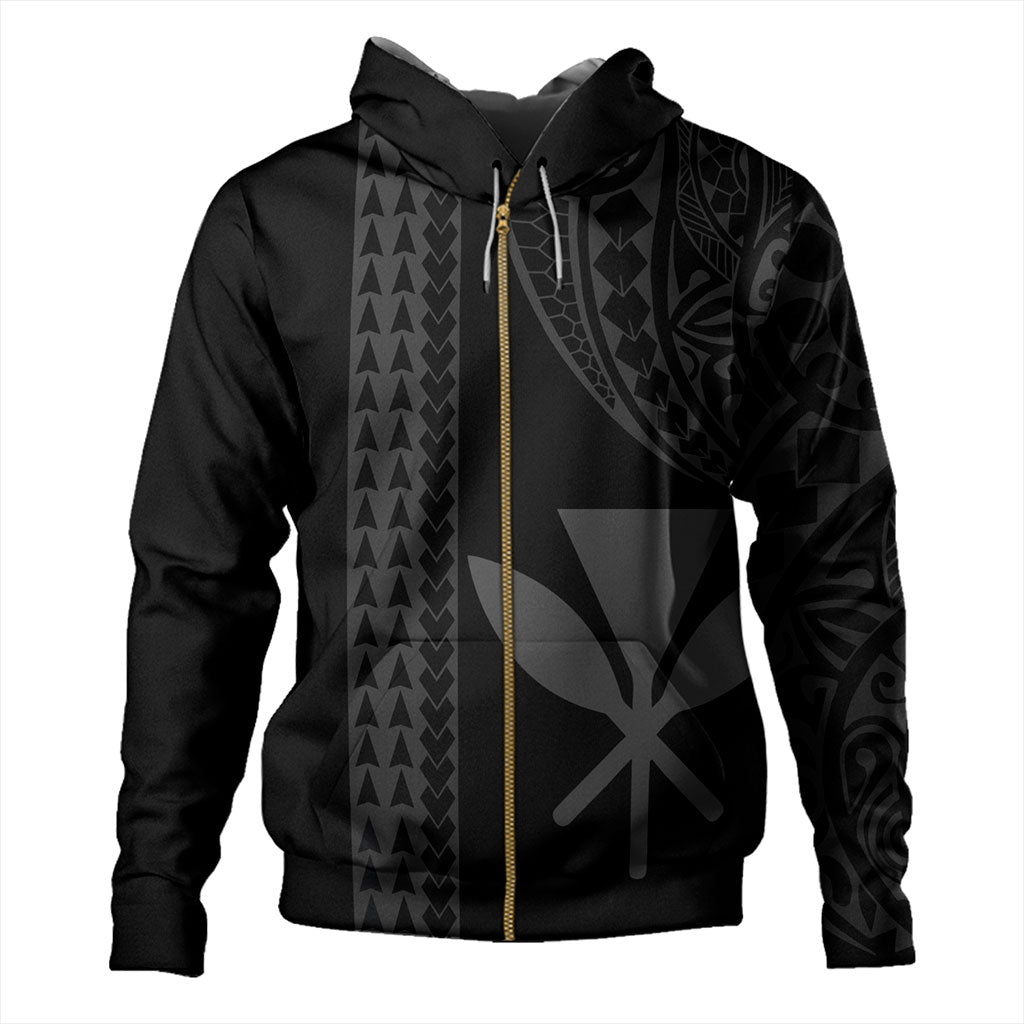 Hawaii Hoodie Kanaka Maoli Polynesian Tribal Simple Style