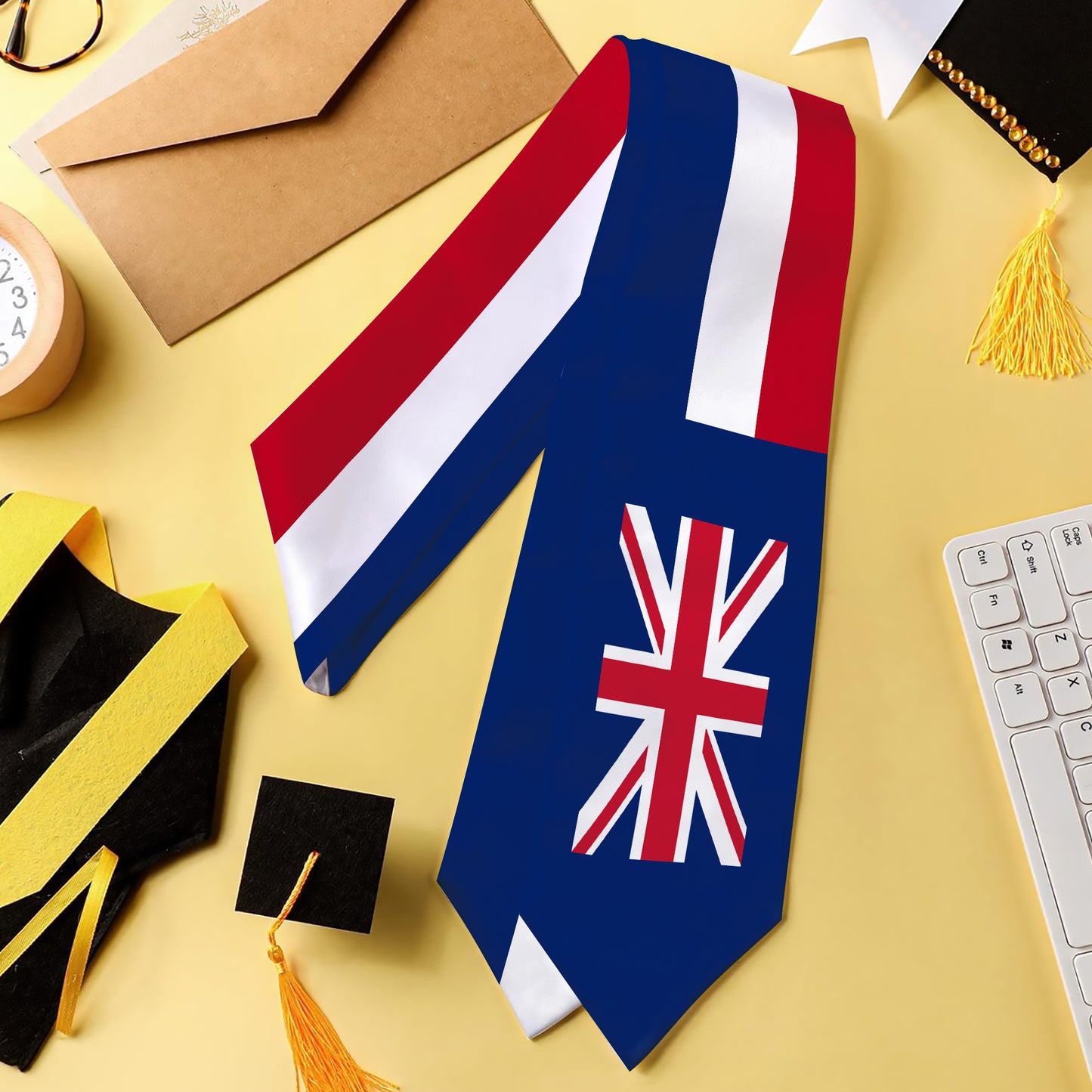 Hawaii Graduation Stole Aloha Flag