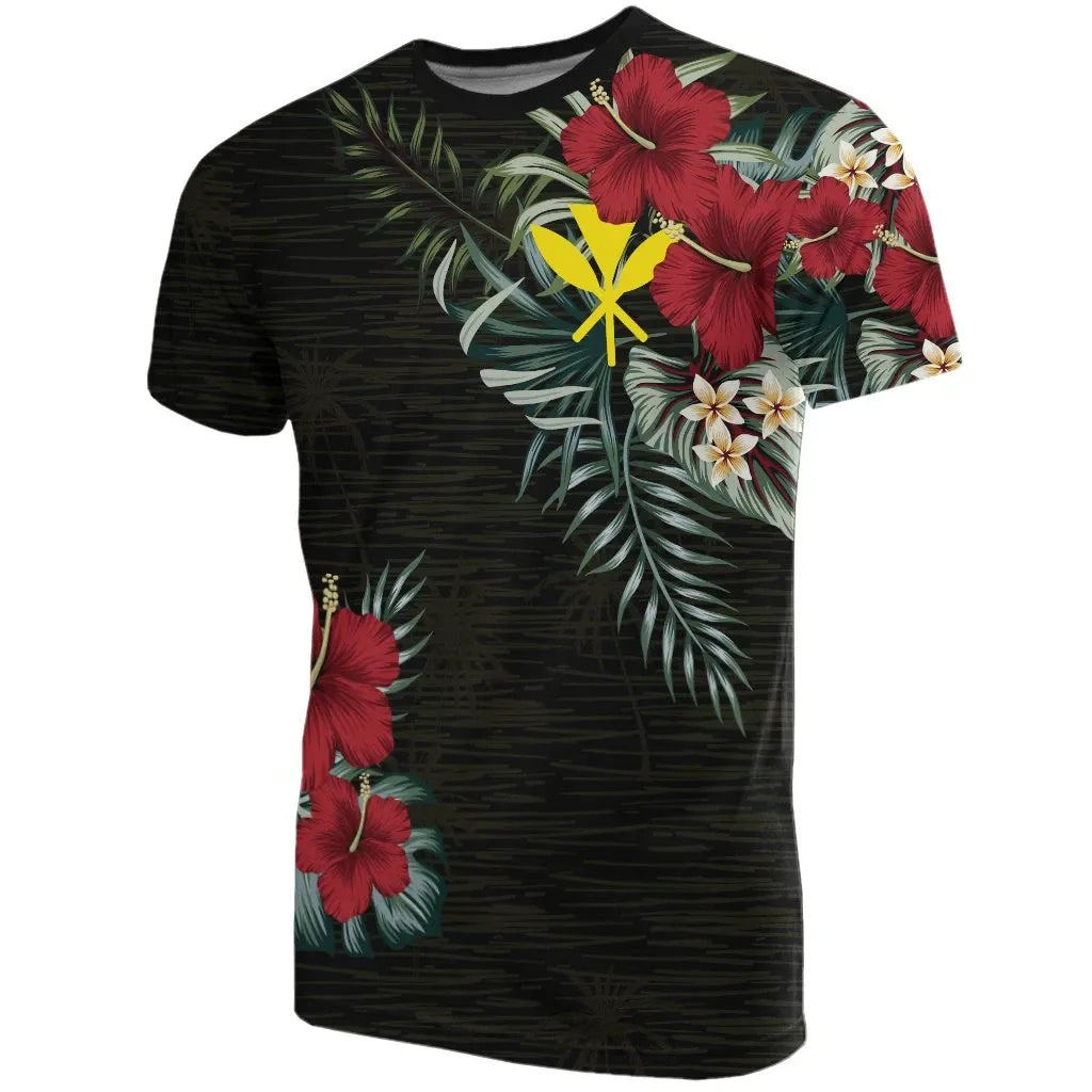 Hawaiian T-Shirt - Kanaka Maoli Hibiscus