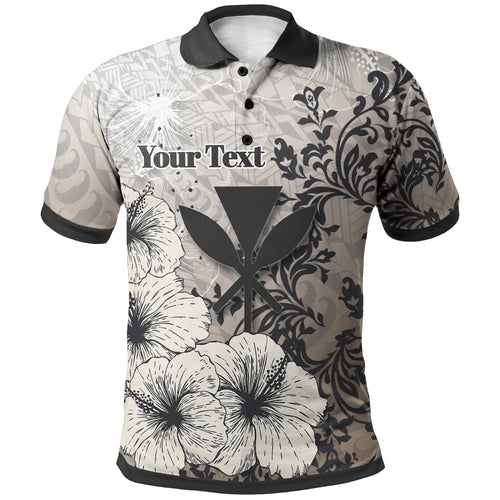 Kanaka Maoli Polo - Custom Personalised Vintage Luxury Floral Style