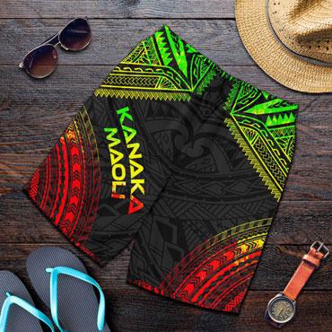Marquesas Islands Men Shorts - Polynesian Chief Reggae Version