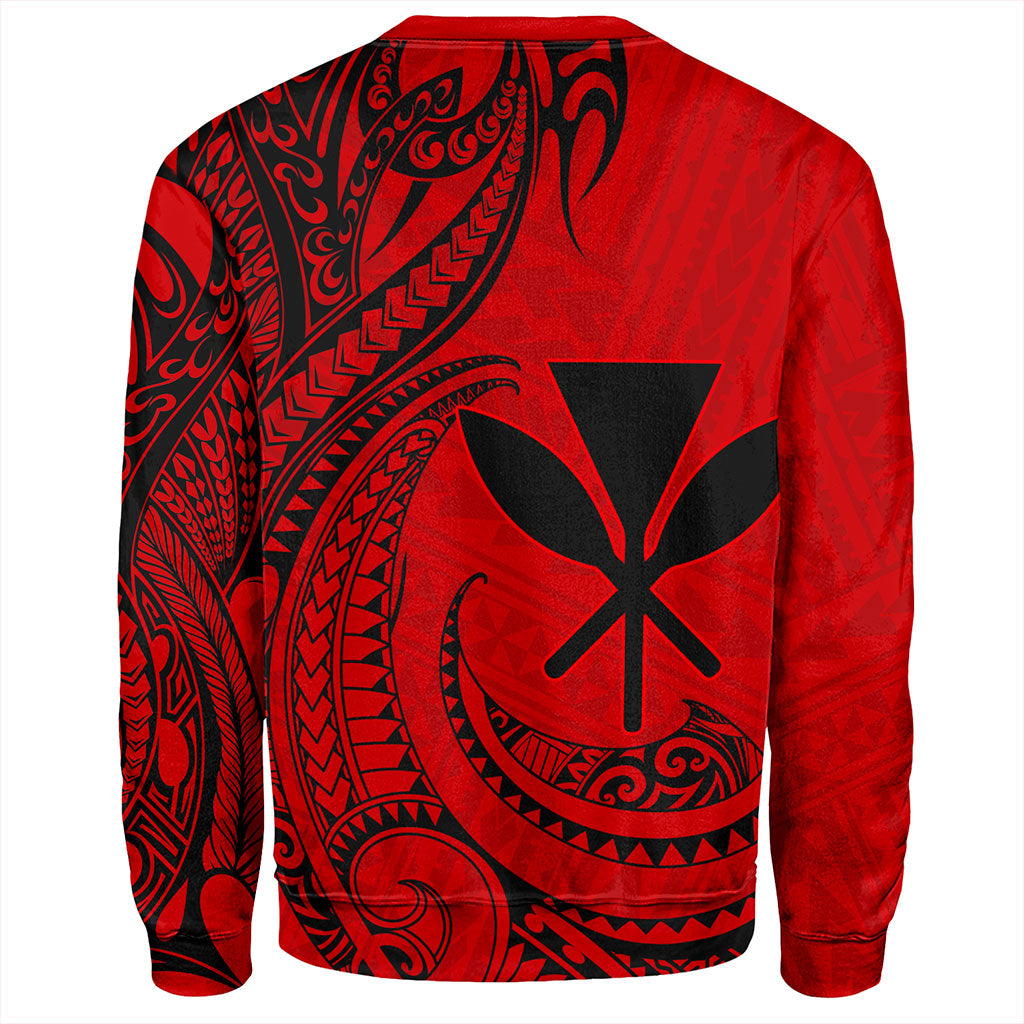 Hawaii Sweatshirt Kanaka Tribal Polynesian Island