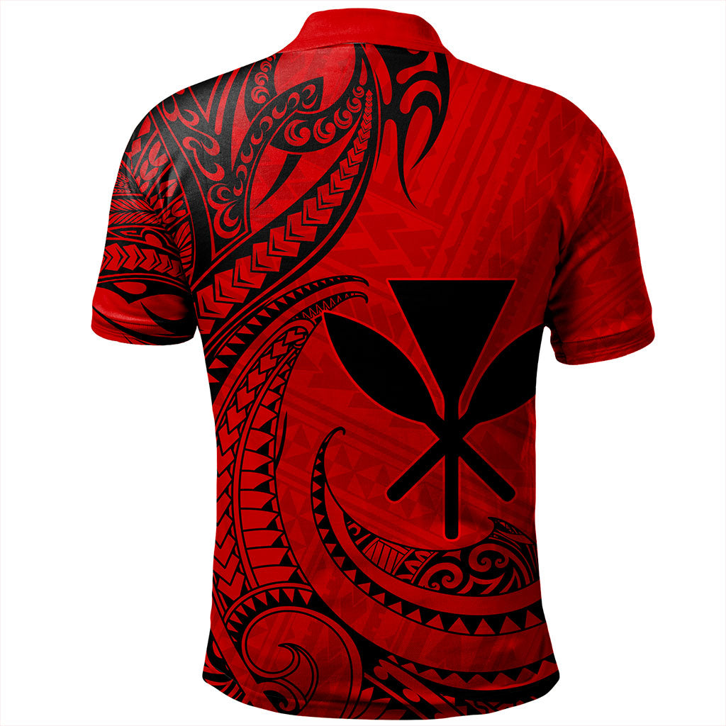 Hawaii Polo Shirt Kanaka Tribal Polynesian Island