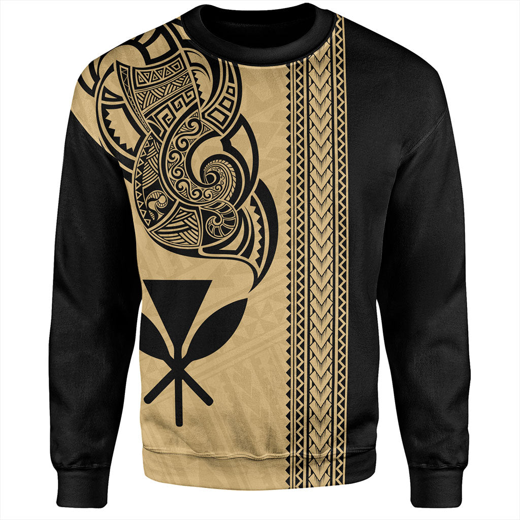 Hawaii Sweatshirt Kanaka Polynesia Tribal Tattoo