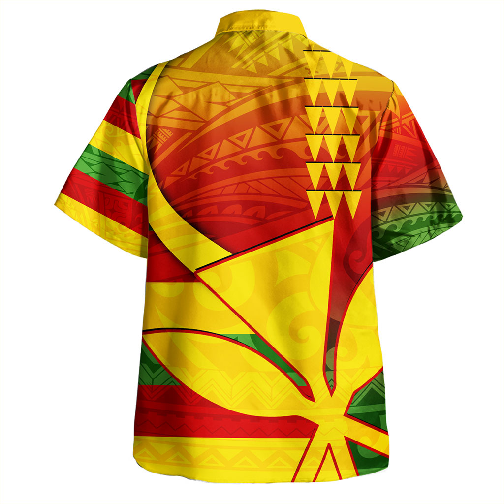 Hawaii Hawaiian Shirt Kanaka Flag Tribal Polynesian