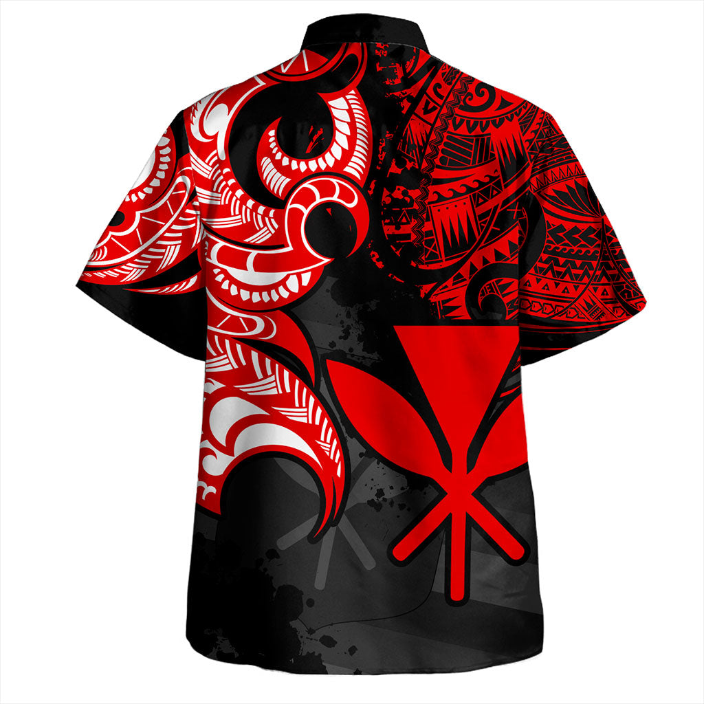 Hawaii Hawaiian Shirt Kanaka Polynesian Tribal Print Pattern