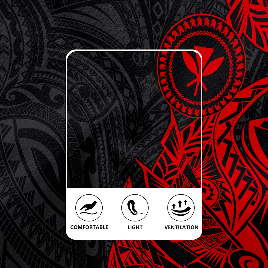 Hawaii Rugby Jersey Custom Kanaka Tribal Tattoo