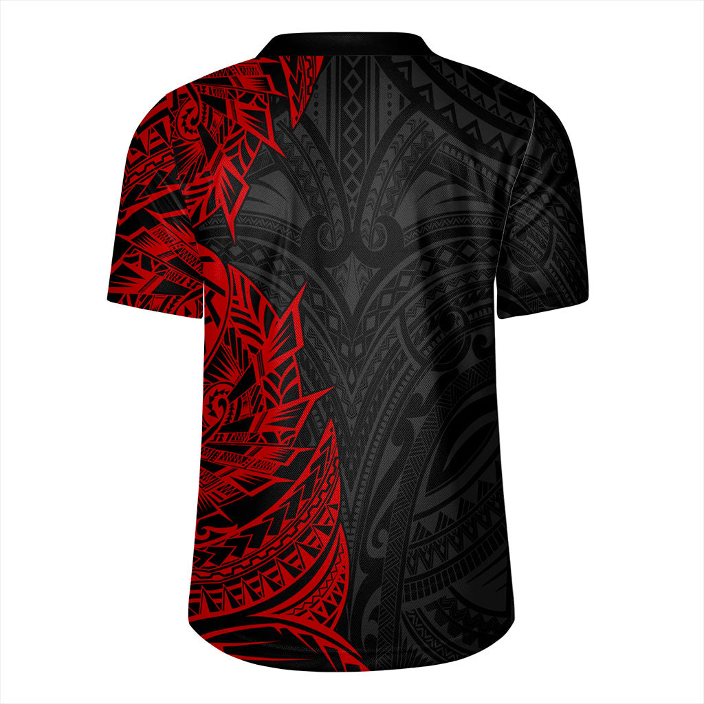 Hawaii Rugby Jersey Custom Kanaka Tribal Tattoo