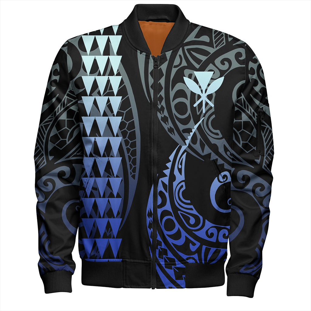 Hawaii Bomber Jacket Kanaka Kakau Style