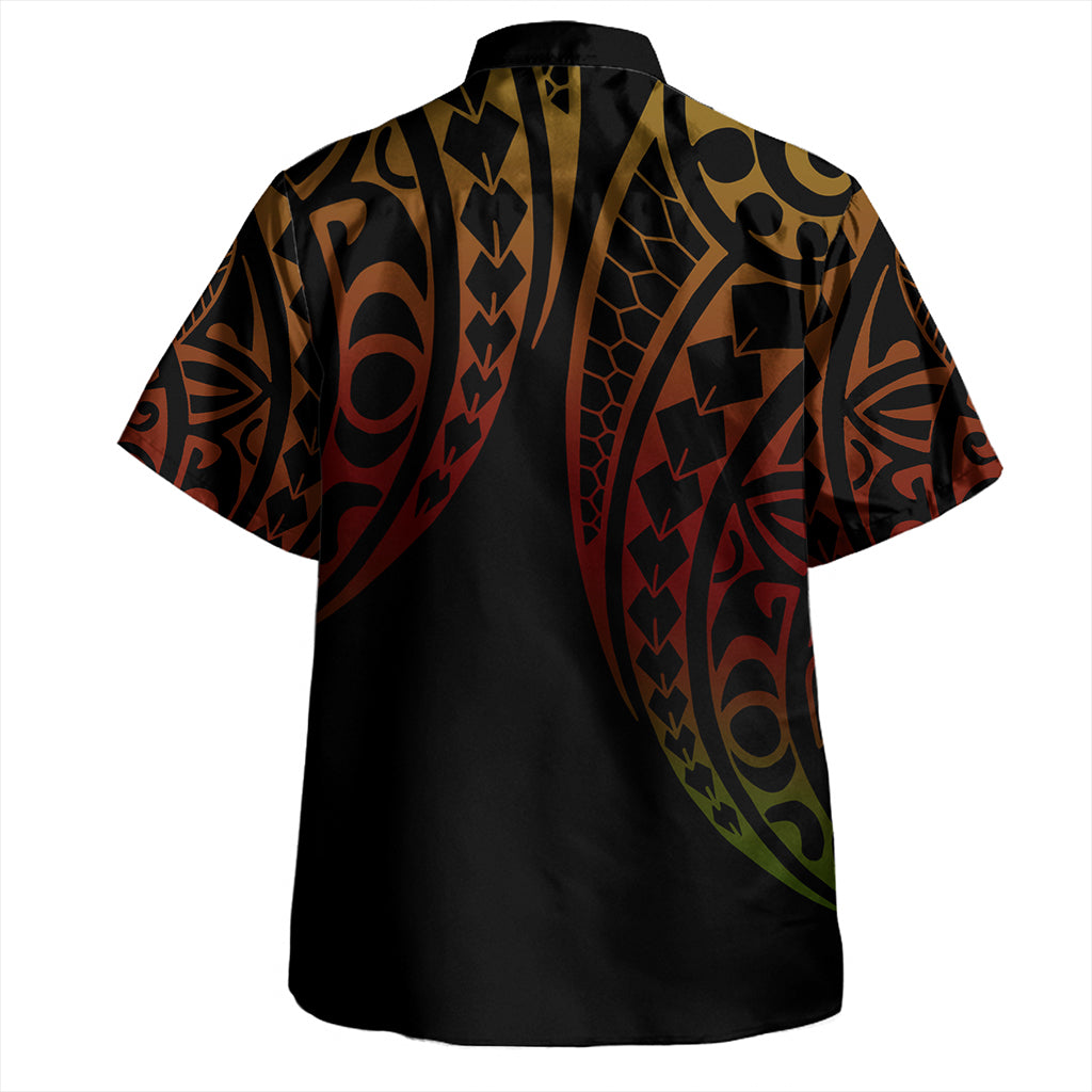 Hawaii Hawaiian Shirt Kanaka Kakau Style