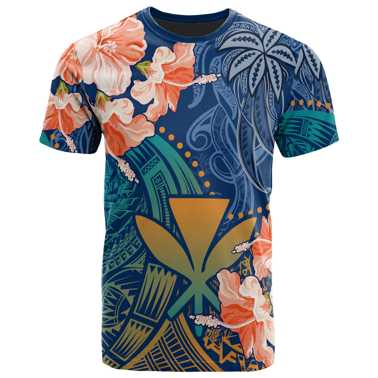 Kananka Maoli Polynesian T-shirt - Custom Polynesian Vibes
