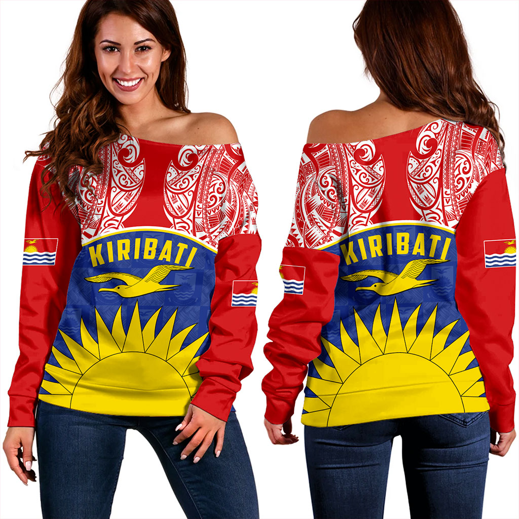Kiribati Off Shoulder Sweatshirt Demodern Style