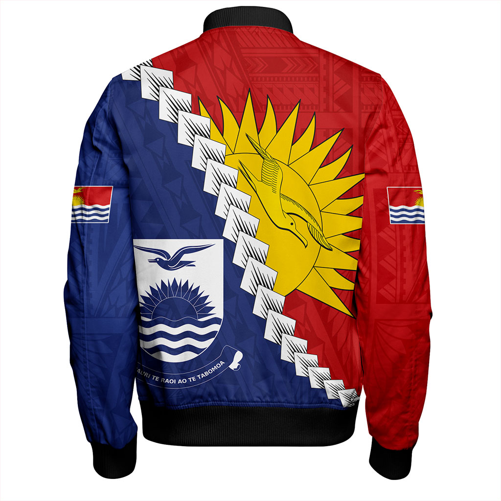Kiribati Bomber Jacket Micronesia With Flag
