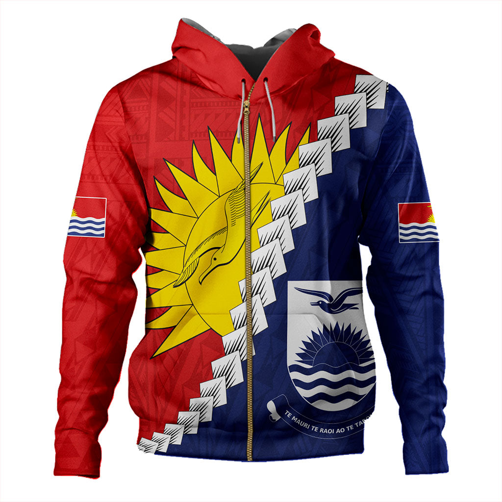 Kiribati Hoodie Micronesia With Flag