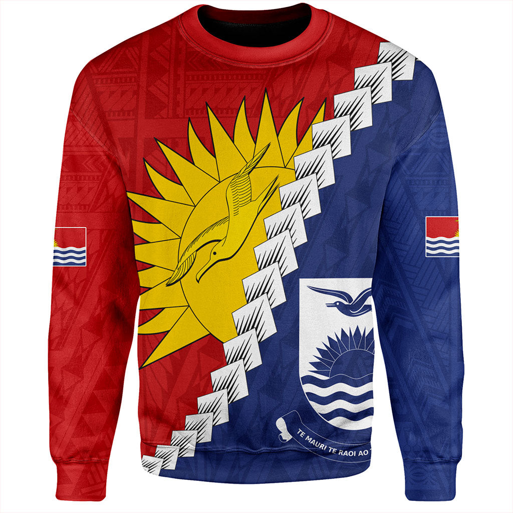 Kiribati Sweatshirt Micronesia With Flag