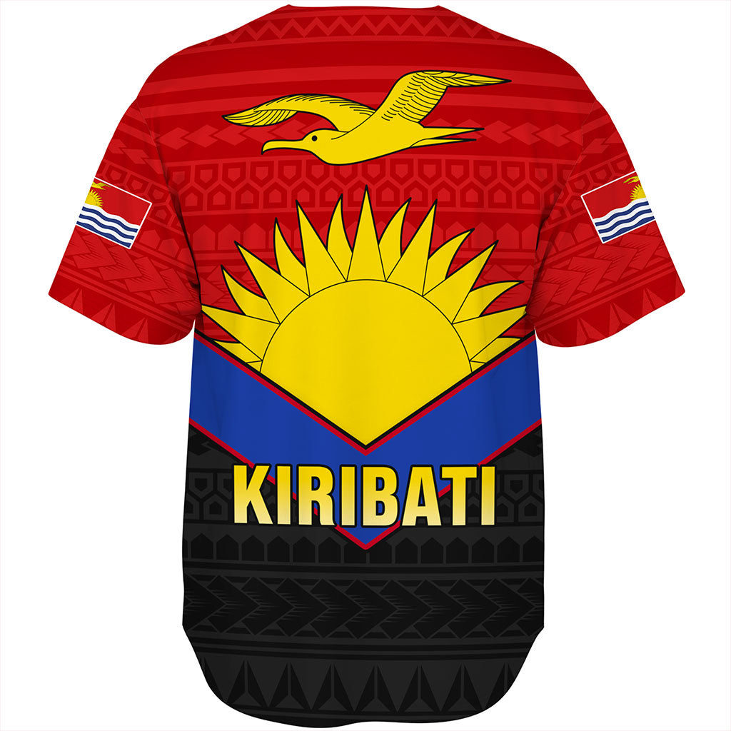 Kiribati Baseball Shirt Custom Sport Style Polynesian