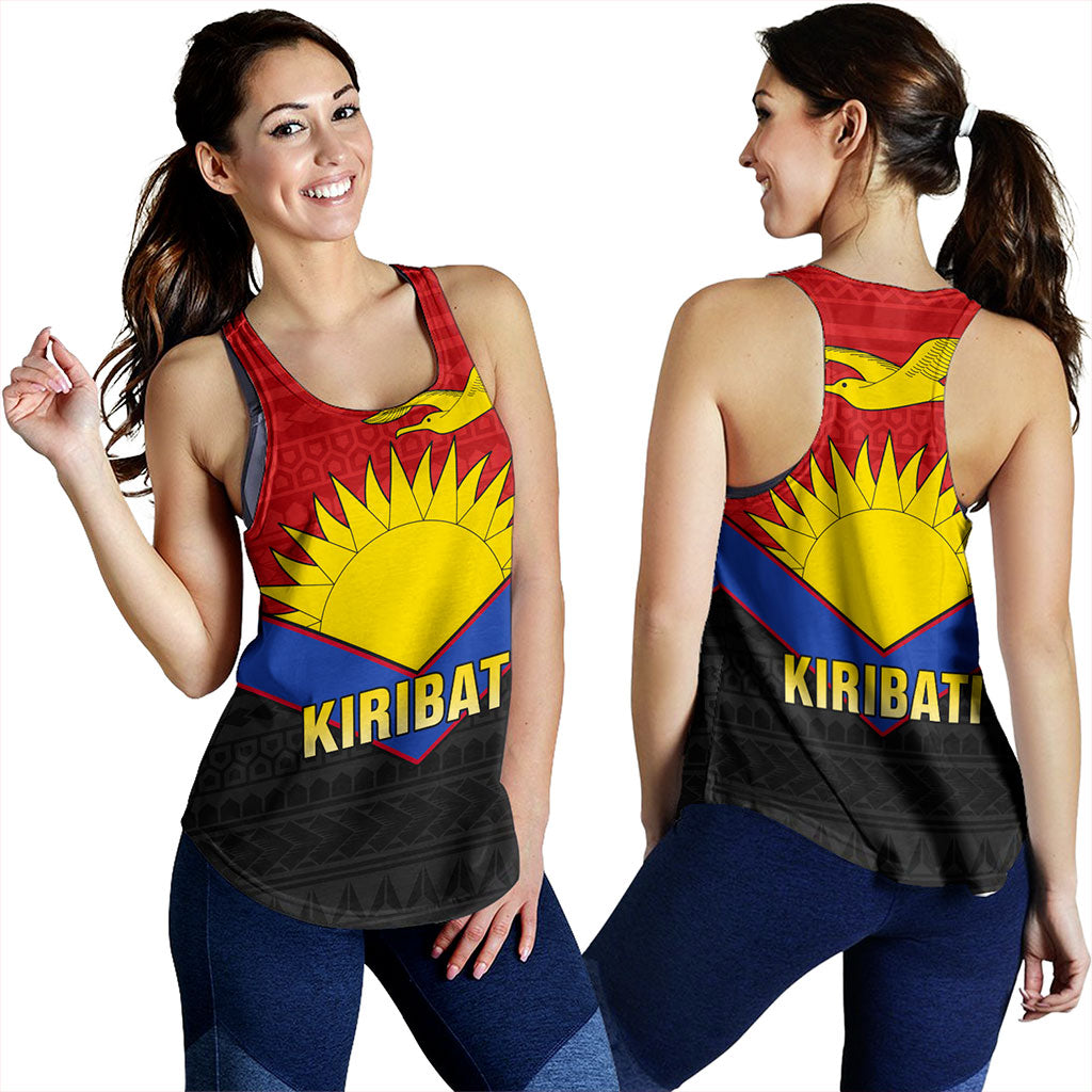 Kiribati Women Tank Custom Sport Style Polynesian