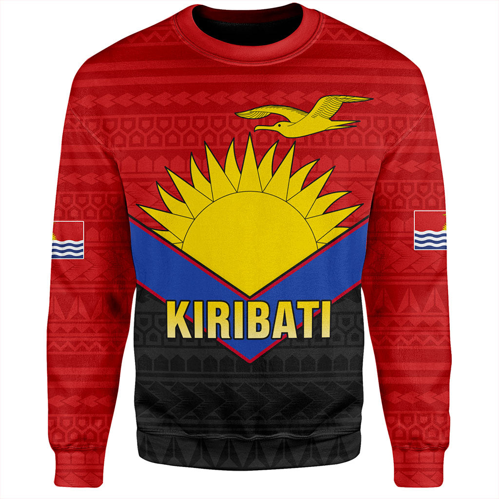 Kiribati Sweatshirt  Custom Sport Style Polynesian