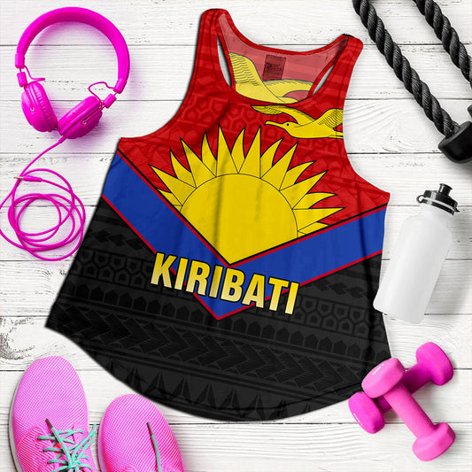 Kiribati Women Tank Custom Sport Style Polynesian