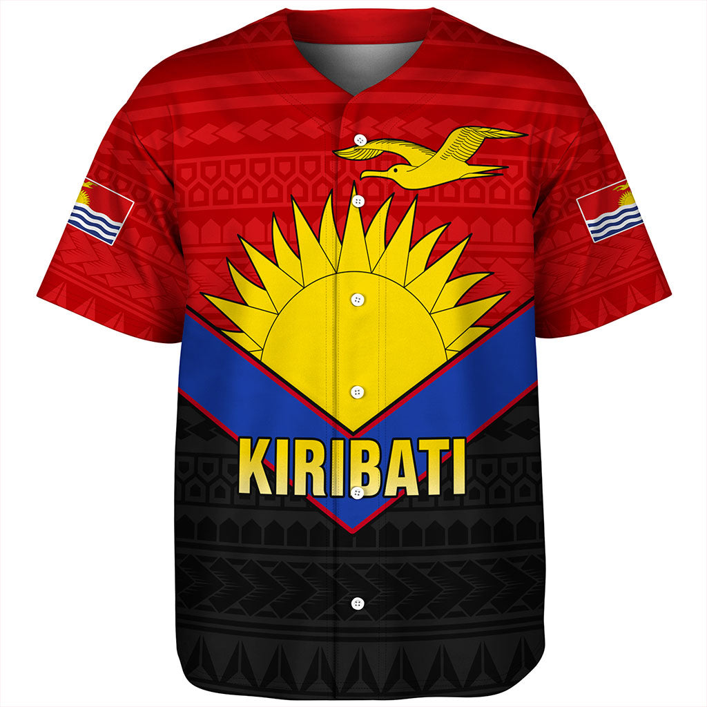Kiribati Baseball Shirt Custom Sport Style Polynesian