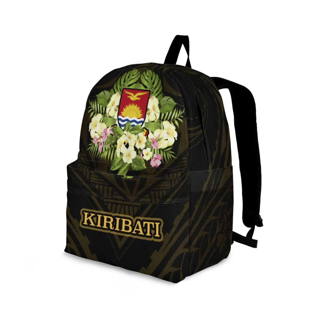 Kiribati Backpack - Polynesian Gold Patterns Collection