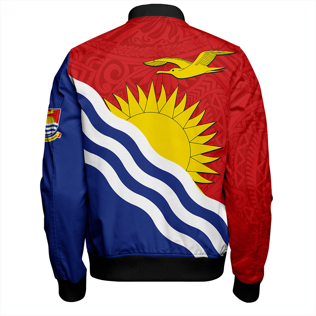 Kiribati Bomber Jacket Country Flag Style