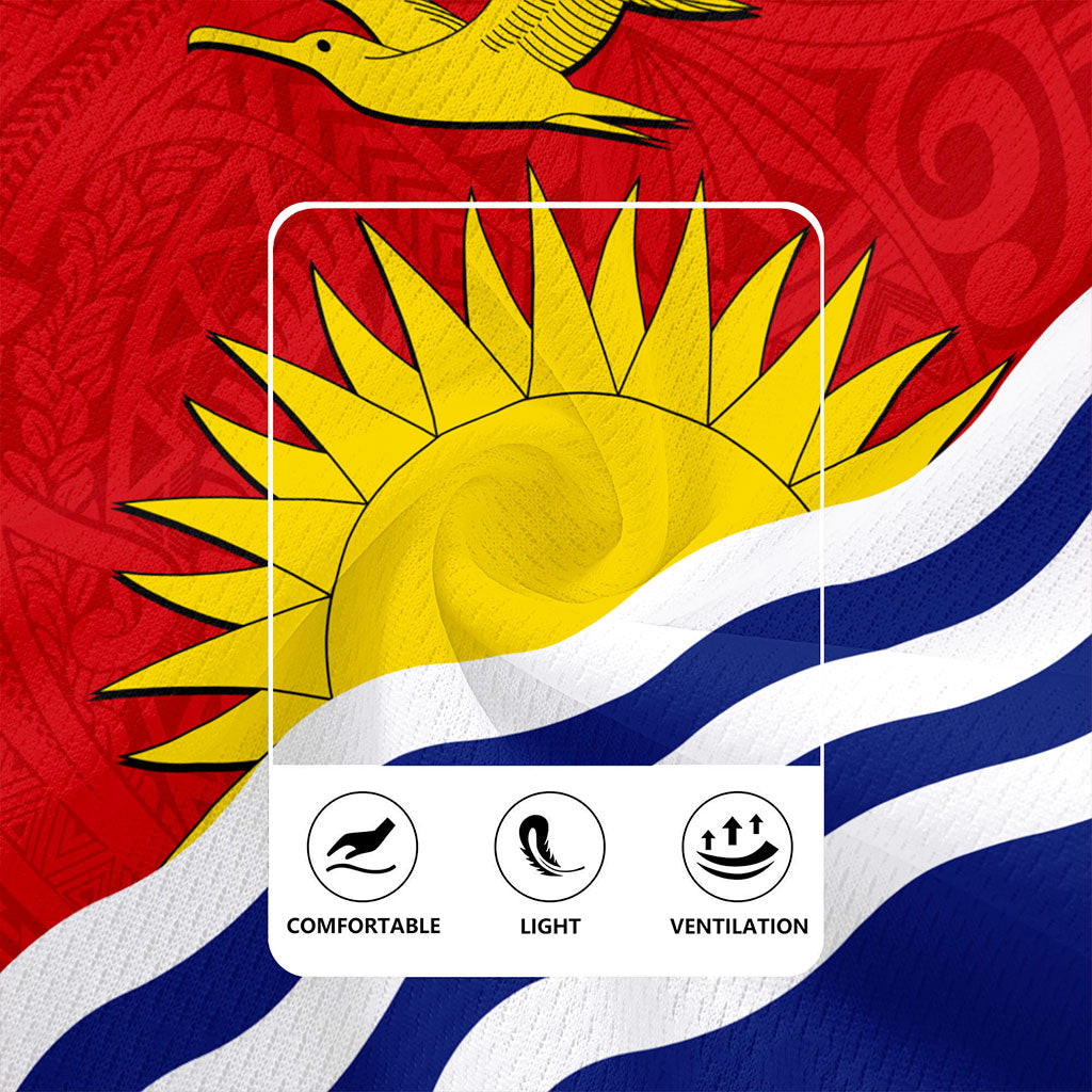 Kiribati Rugby Jersey Country Flag Style