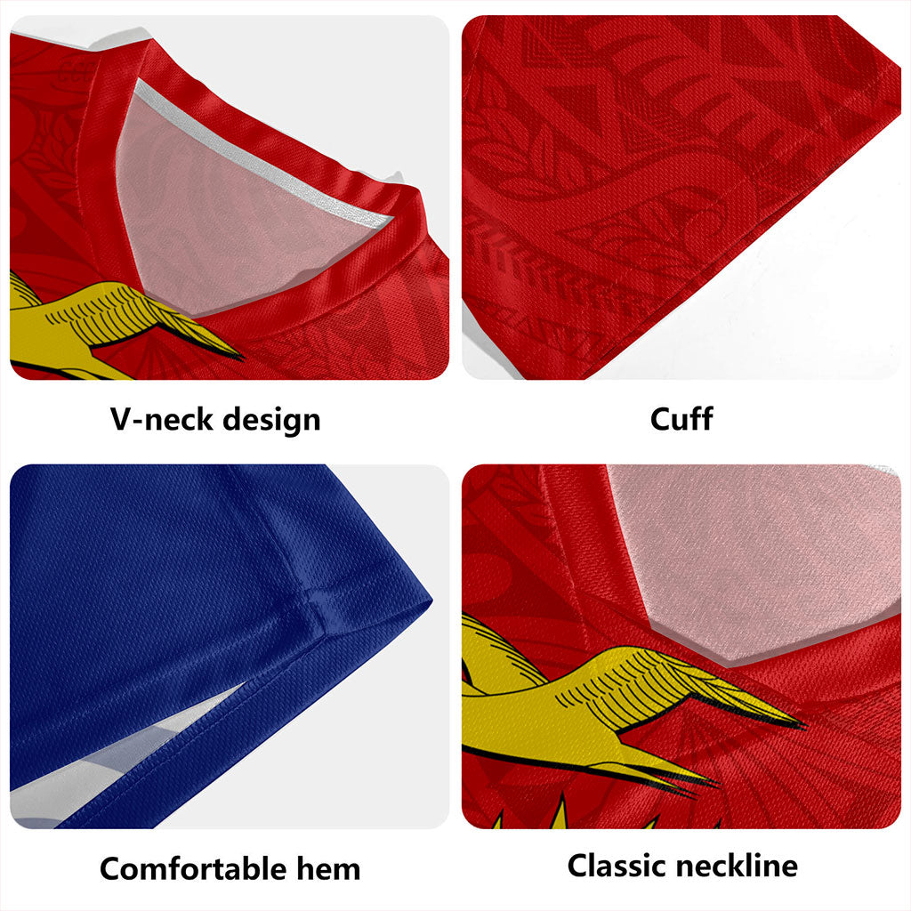 Kiribati Rugby Jersey Country Flag Style