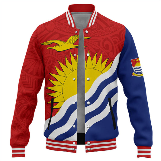 Kiribati Baseball Jacket Country Flag Style