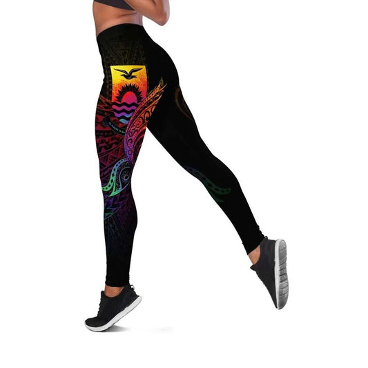 Kiribati Legging - Butterfly Polynesian Style