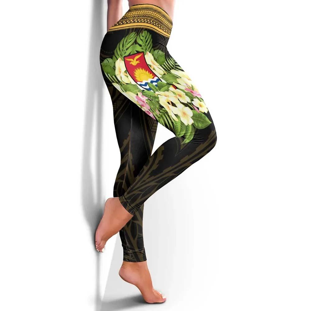 Kiribati Legging - Polynesian Gold Patterns Collection