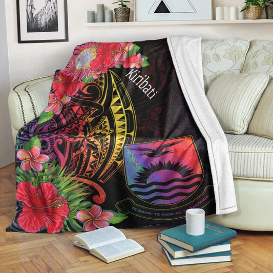 Kiribati Premium Blanket - Tropical Hippie Style