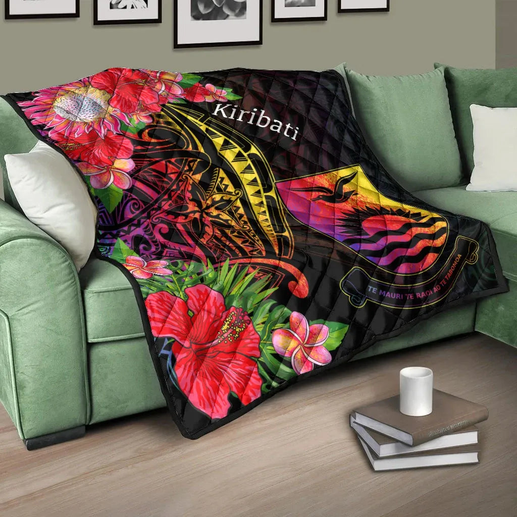Kiribati Premium Quilt - Tropical Hippie Style