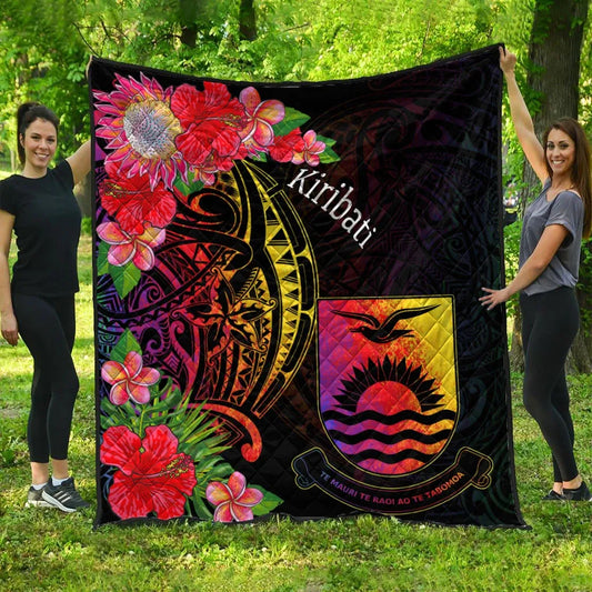 Kiribati Premium Quilt - Tropical Hippie Style