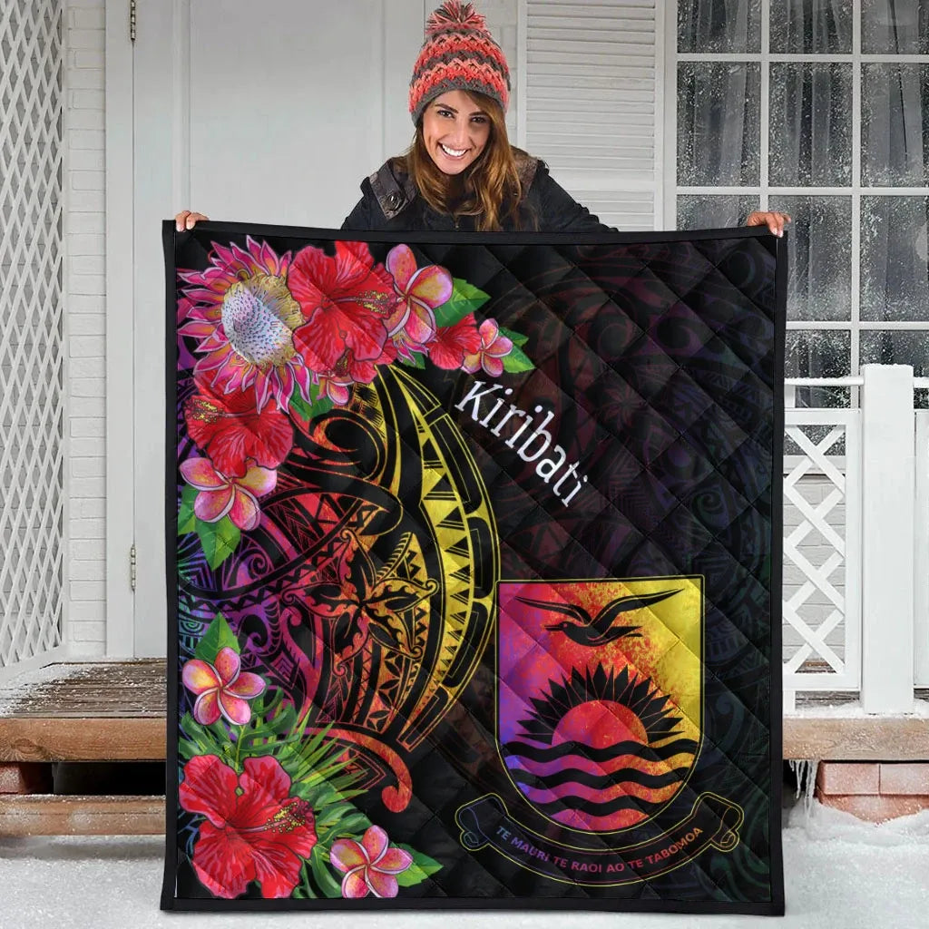 Kiribati Premium Quilt - Tropical Hippie Style