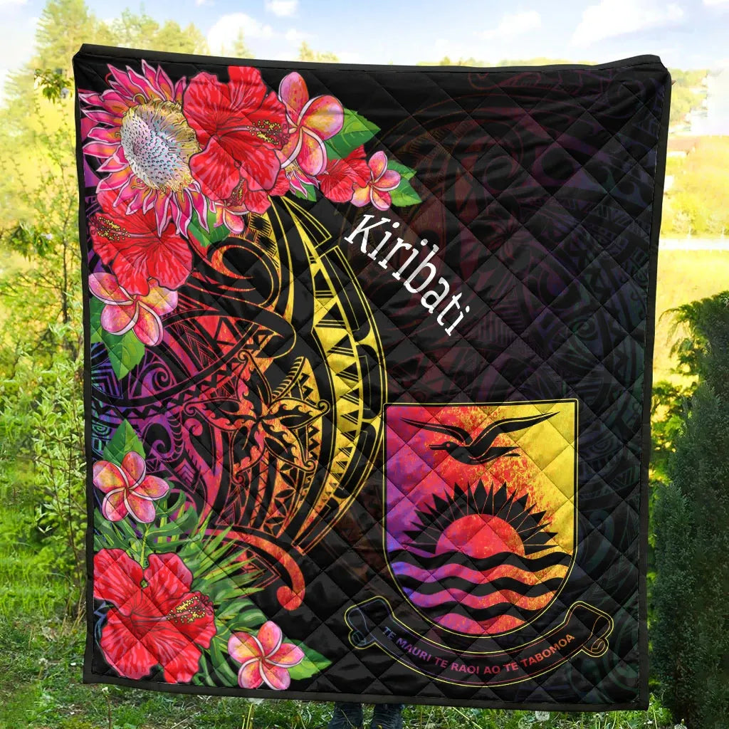 Kiribati Premium Quilt - Tropical Hippie Style