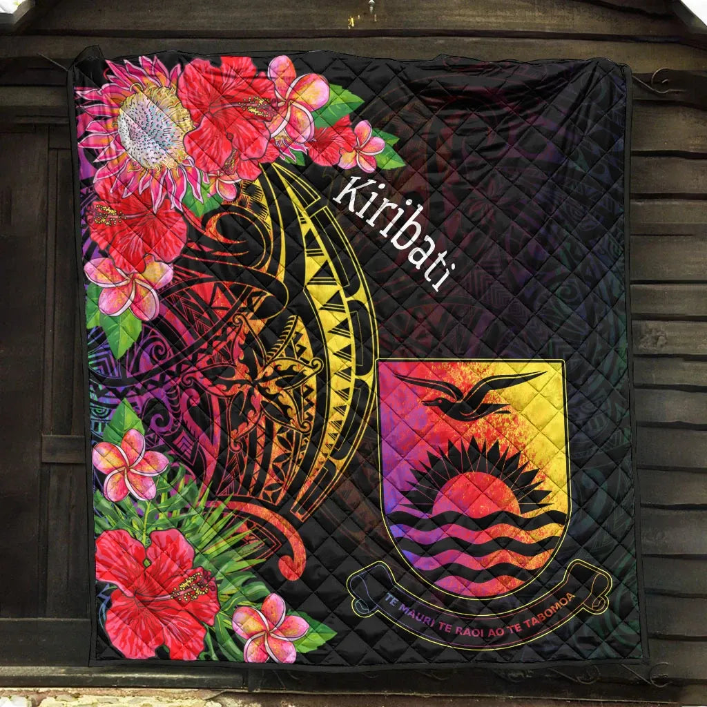 Kiribati Premium Quilt - Tropical Hippie Style